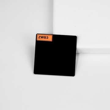UV transmission visible absorption glass ZWB3