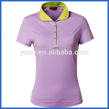 Polyester dry fit custom golf polo shirts