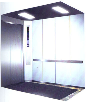 Elevator Decoration , Center Car Door Elevator Cabin Decoration