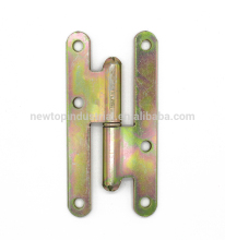 90x50mm H type hinge for doors yellow zinc plated shower hinge