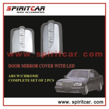 Door mirror cover with LED