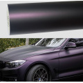 Mattes metallisches schwarzes lila Auto-Vinyl-Wrap