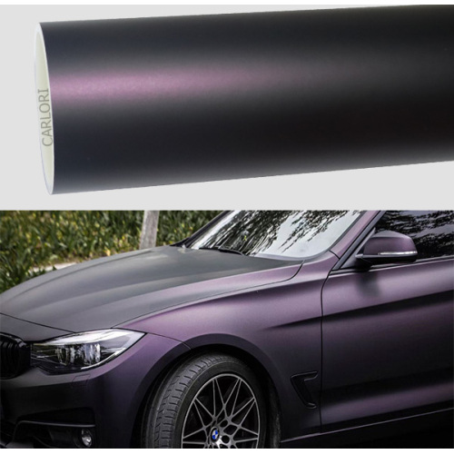 Matte Simbi Yemafashama Purple Car Vinyl Kuputira