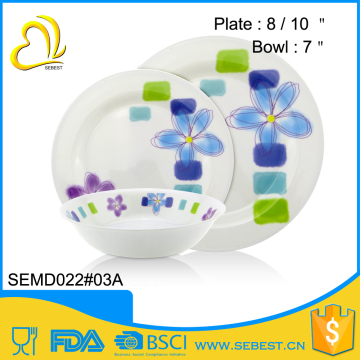 wholesale custom melamine tableware hotel dinnerware