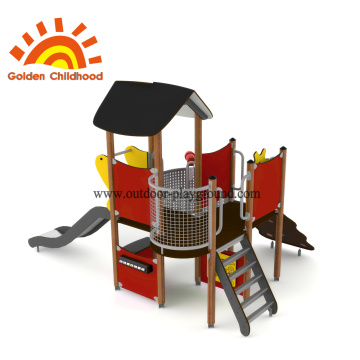 HPL Combination Outdoor Playground With Slide