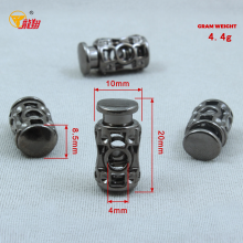 Hollow Cylindrical Metal Spring Cord Lock