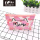 Pink series style make up plastic cosmetic bag