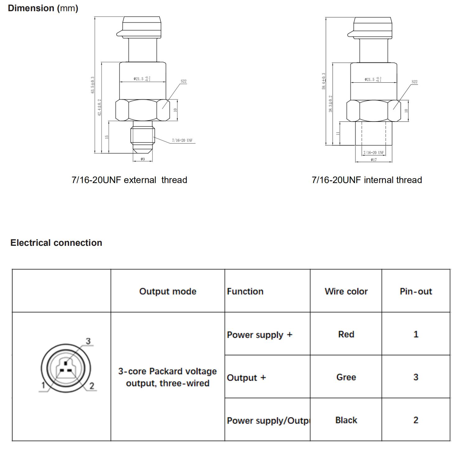 LEFOO LFT2600 Pressure Transmitter for Refrigeration