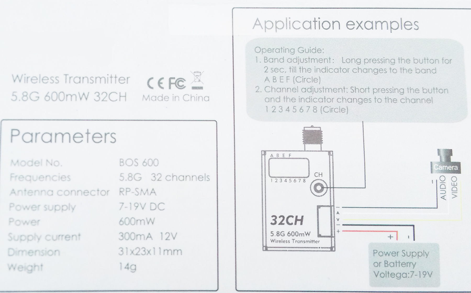 1km Video Transmitter