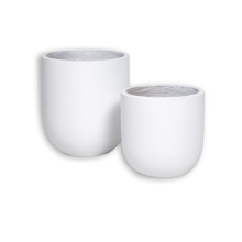 Ceramic Flower Pots: Outdoor White Ceramic Planters