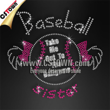 Custom Hotfix Designs Baseball Sister Nailhead Bling Transfers