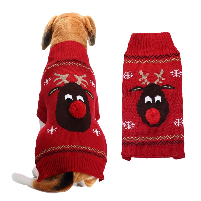 Pet Outfit Garment Xmas Dog Sweater