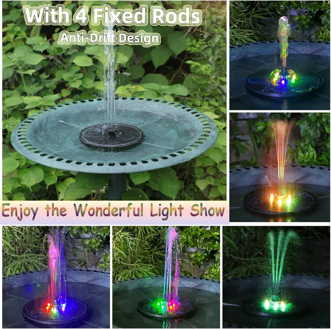 Eco-Friendly Solar-Powered Garden Fountain Pump for Tranquil Spaces