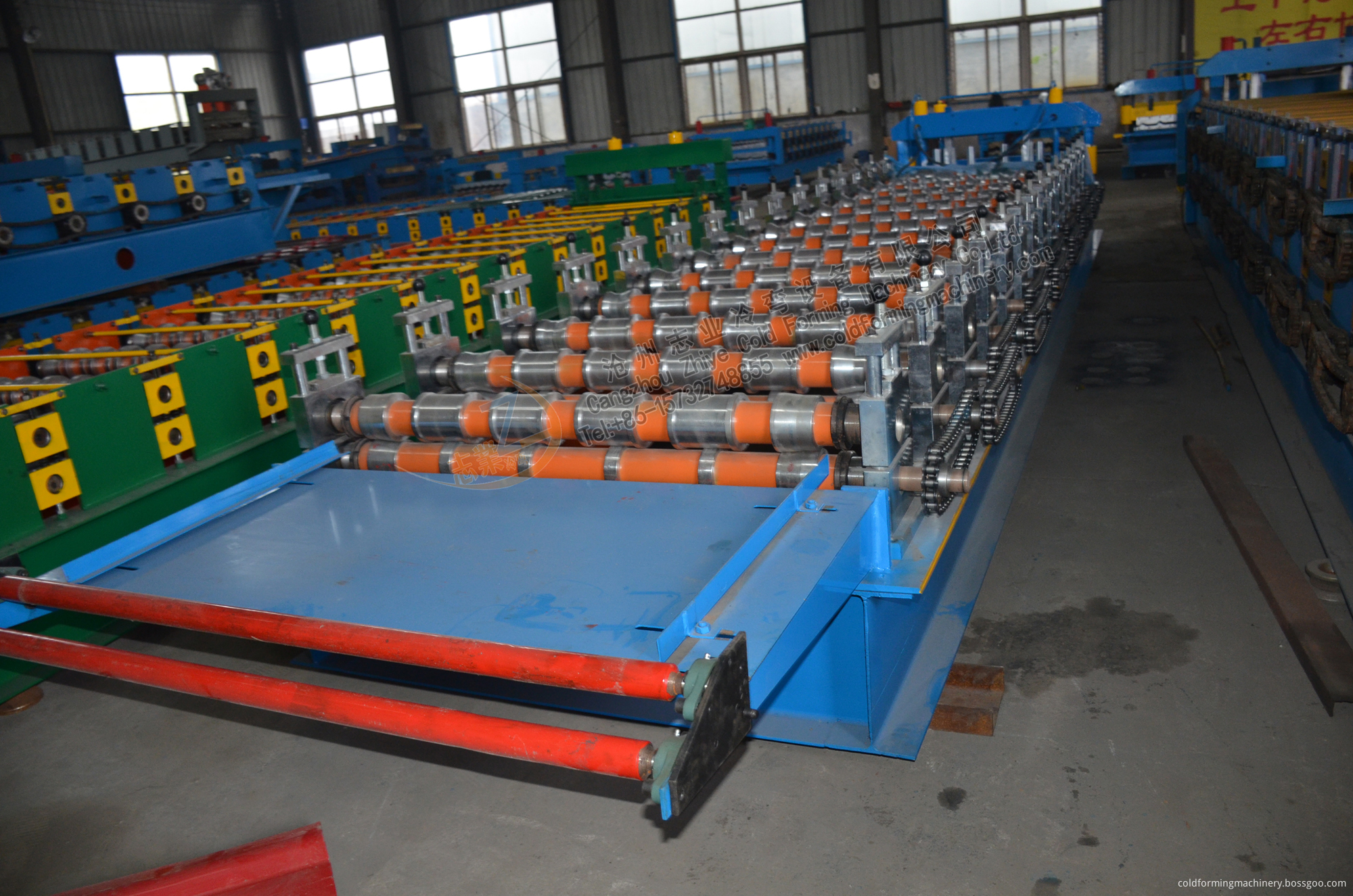  Galvanized Roof Sheet Roll Forming Machine