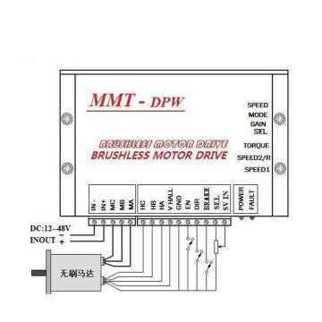 bldc controller 15A Drehzahlregelung für bürstenlosen Gleichstrommotor