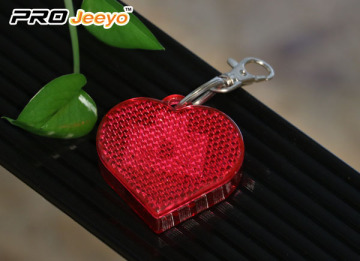 Customized LED acrylic reflective keyring