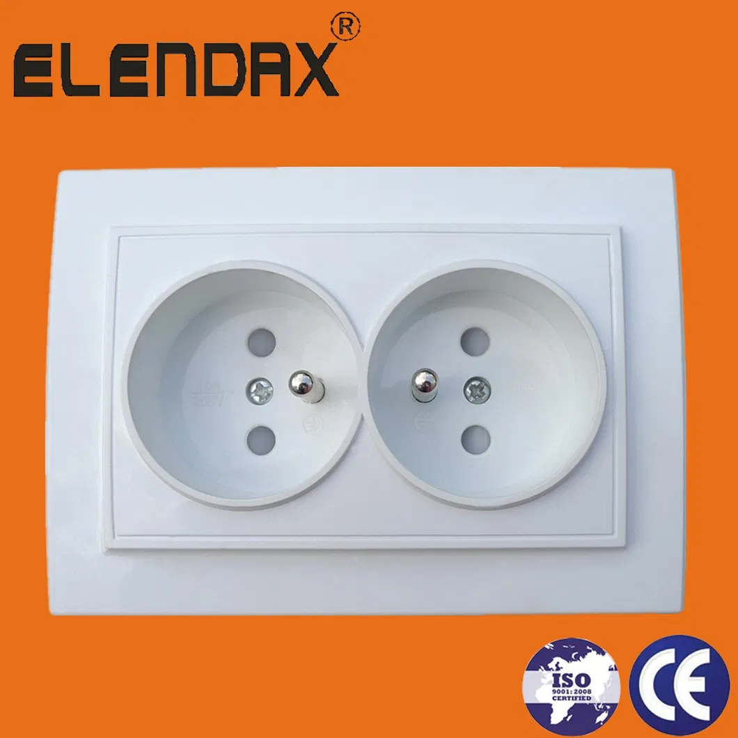Европейская розетка с USB Type C