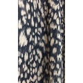 Damesblouse met lange mouwen en lurex luipaardprint