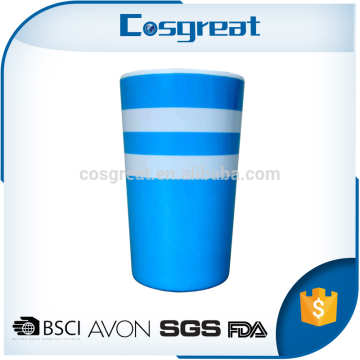 Blue white melamine juice cup