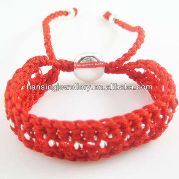 2013 fashion handmade nylon friendship bracelet