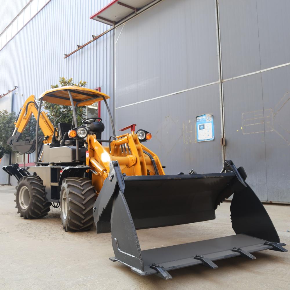 Roda baru loader mini backhoe towable