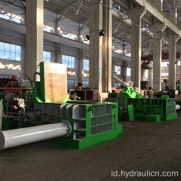 Push-out Scrap Iron Shavings Compactor Baling Machinery