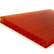 Anti-UV 25mm Glittering Polycarbonate Hollow Sheet