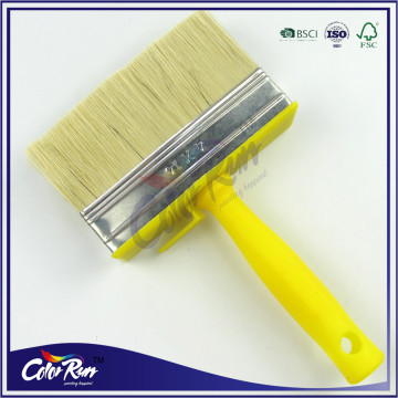 ColorRun hot selling yellow plastic handle tin plated hollow filament ceiling brush