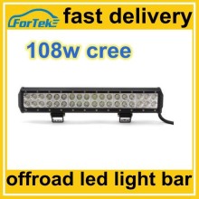 offroad led lighting 12v/24v 108w 17inch bar cree
