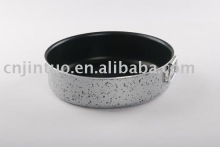 Aluminium round non-stick grill pan