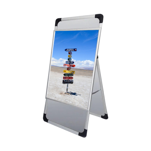 Portable Pavement Sign Advertising A-Board Poster Stand