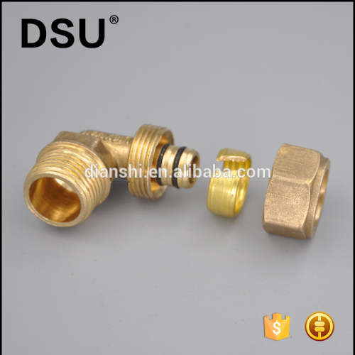 Male elbow brass elbow 90 fittings pex al pex fittings