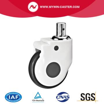 Round Stem TPR Medical Caster Wheel