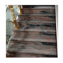 Multicolor Red Granite Stairs and Flooring