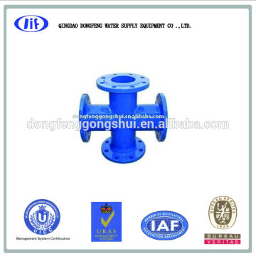 All Flanged cross/ductile iron pipe fitting