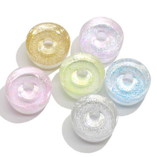 Couleur claire paillettes transparentes nouveau charme perles de résine Slime pour artisanat fait à la main décor charmes bijoux bracelet à bricoler soi-même