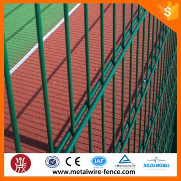 Galvanized welded double wire mesh fence for boundary wall