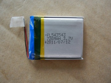 Lithium-Ion Polymer Battery 3.7V 720mAh