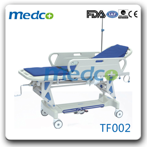Hospital patient transport trolley TF002