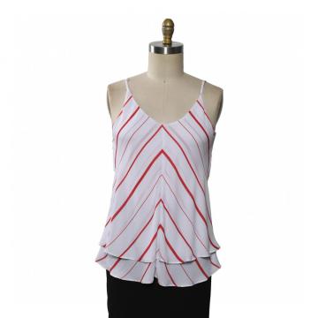 Ladies Blouse Sleeveless Printed