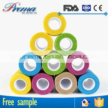 Own Factory Direct Supply Non-woven Elastic Cohesive Bandage bitter taste cohesive bandage