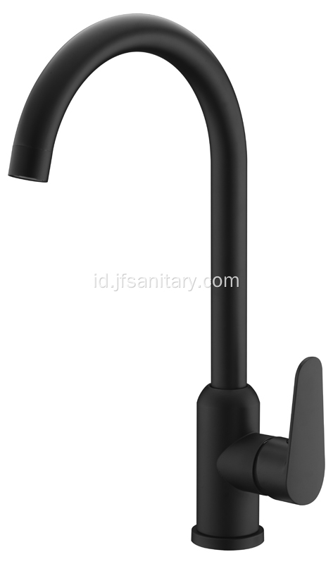 Matte black faucet dapur berkualitas tinggi