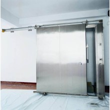 Gefrieren Sie PVC-Vorhang schnell rollen Tür auf