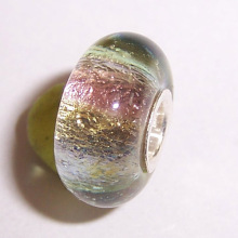 Pandora Glass Beads with 925 sterling silver core