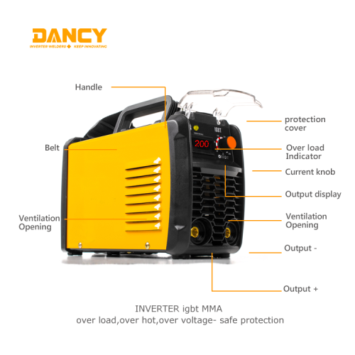 Portable 200 welding machine arc 230V 50HZ