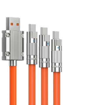 Free Sample & Free Shipment: 3-in-1 Charger New Data Cables Ready to Ship (USB Cable)