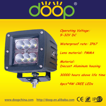 24w auto led work light 9v-32v auto led work light