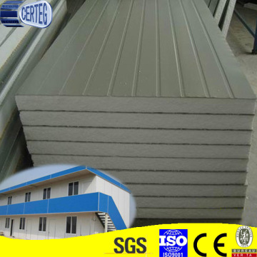 Eps sandwich wall panel or polyurethane sandwich panel
