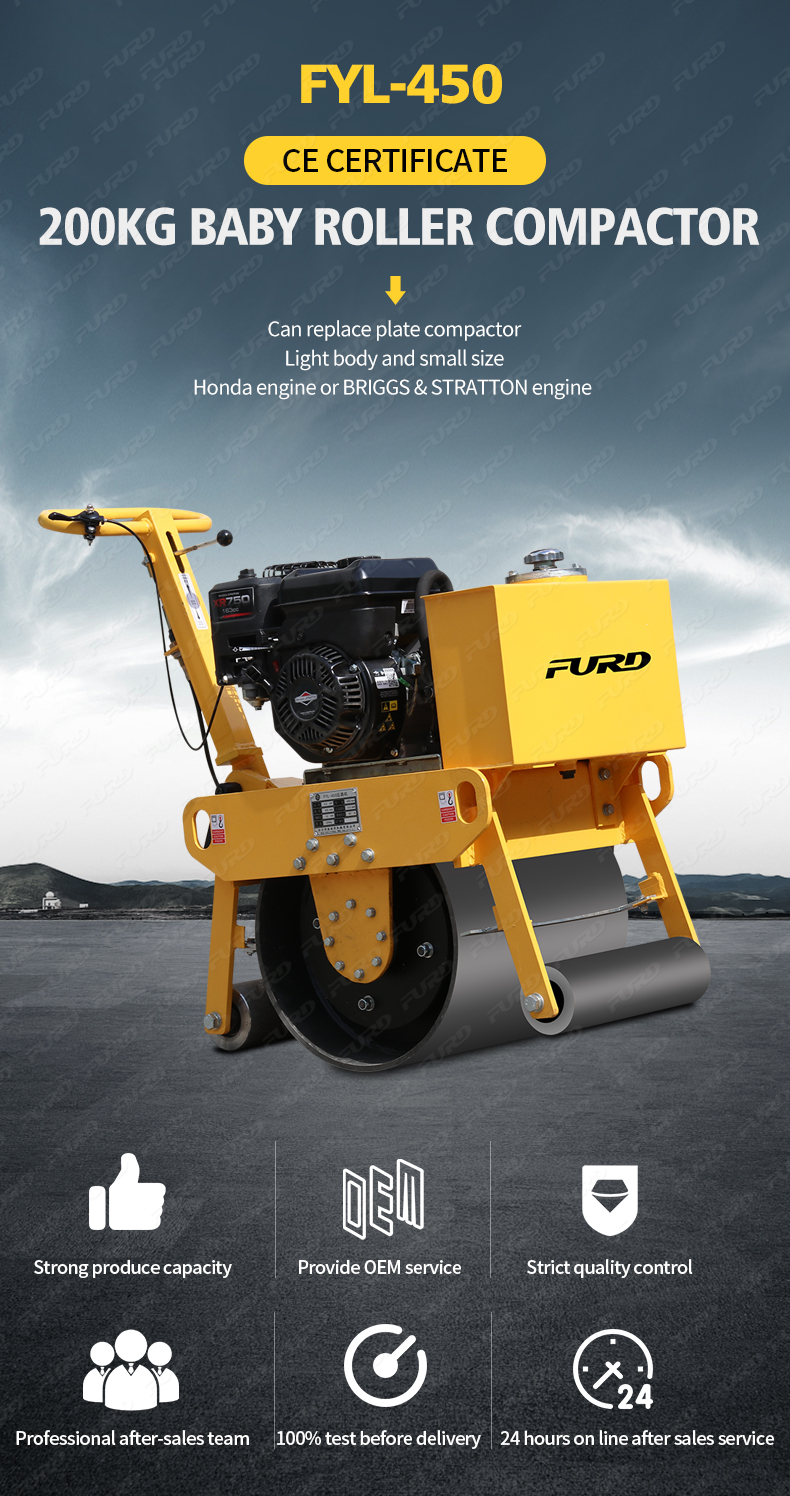 200 KG Baby Hand Road Roller