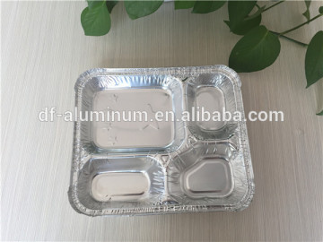 Disposable food storage compartment food container, microwave food container